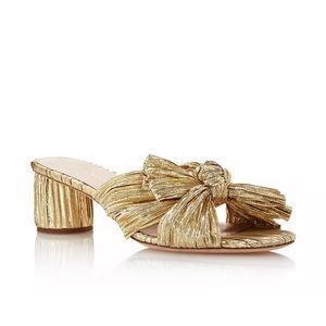 Loeffler Randall Emilia Pleated Bow Sandal